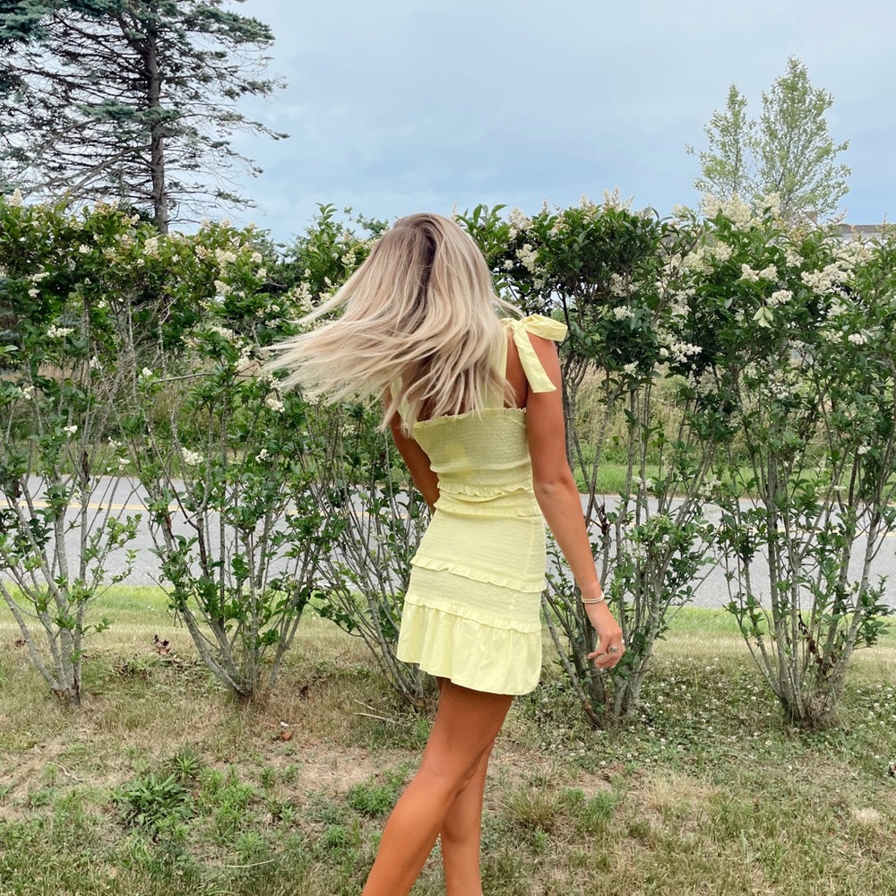 Love City Yellow Bodycon Dress - Picture 2 of 5